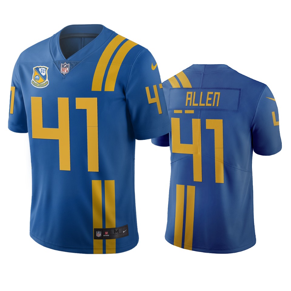 Men Nike Jacksonville Jaguars #41 Josh Allen Royal Vapor Limited City Edition NFL Jersey